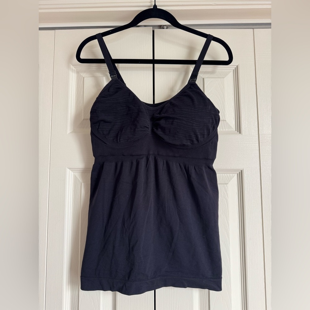 Kindred Bravely Sublime Hands-Free Pumping & Nursing Tank Black